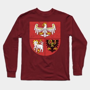 Warmian-Masurian Voivodeship, Poland - Vintage Distressed Style Design Long Sleeve T-Shirt